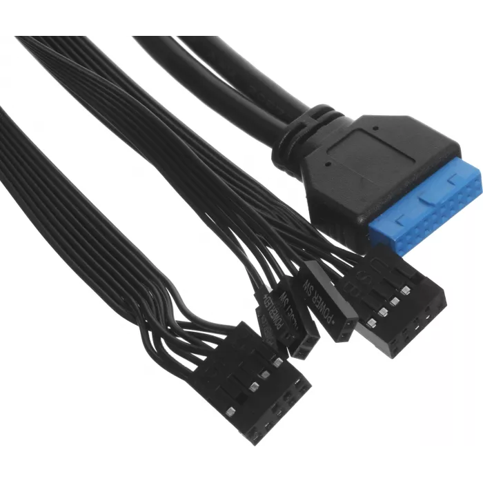 Корпус Accord ACC-ZM3B черный без БП mATX 4x120mm 2x140mm 2xUSB2.0 1xUSB3.0 audio bott PSU