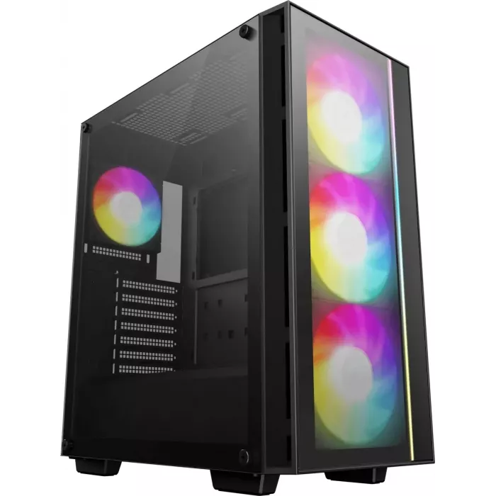 Корпус Deepcool Matrexx 55 V4 C черный без БП ATX 4x120mm 2x140mm 1xUSB3.0 audio bott PSU