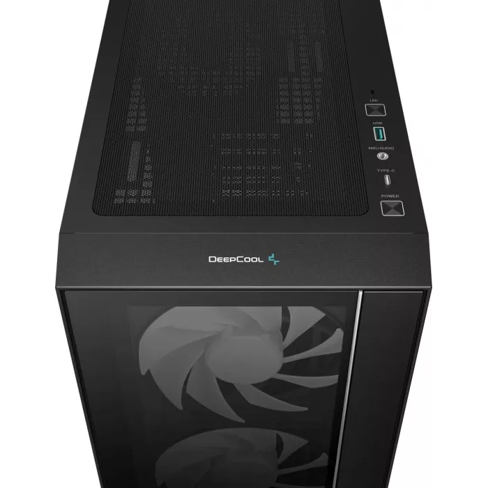 Корпус Deepcool Matrexx 55 V4 C черный без БП ATX 4x120mm 2x140mm 1xUSB3.0 audio bott PSU
