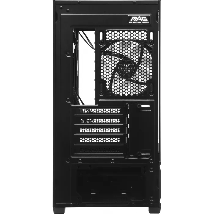 Корпус MSI MAG Pano M110R черный без БП mATX 8x120mm 2x140mm 1xUSB3.0 audio AirDuct bott PSU