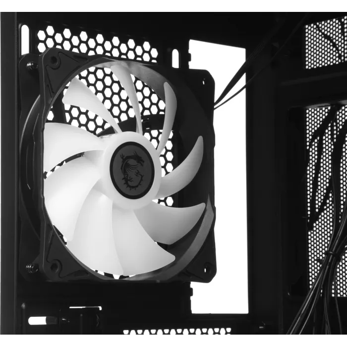 Корпус MSI MAG Pano M110R черный без БП mATX 8x120mm 2x140mm 1xUSB3.0 audio AirDuct bott PSU
