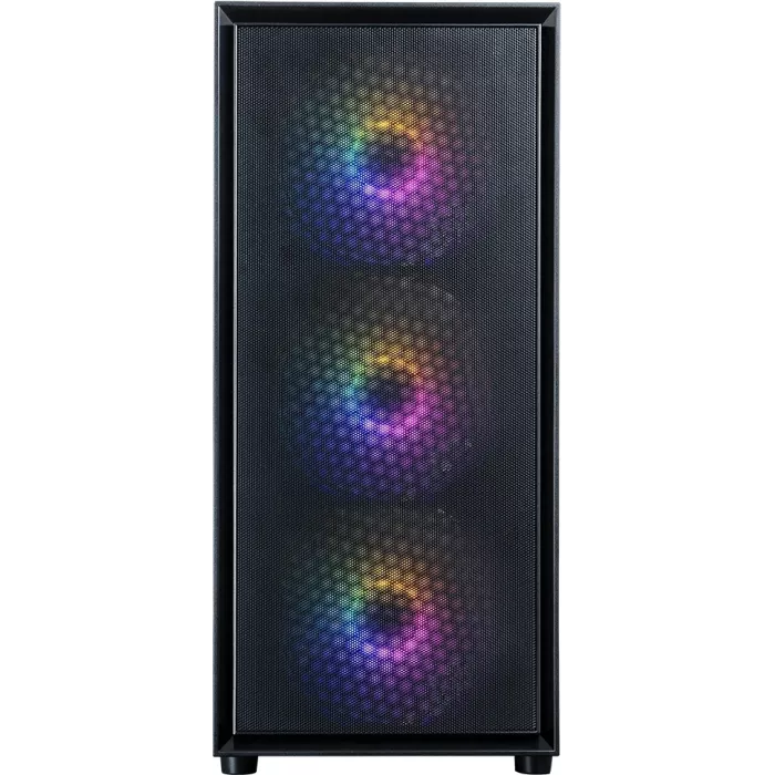 Корпус Zalman S6 черный без БП ATX 7x120mm 2x140mm 1xUSB2.0 1xUSB3.0 audio bott PSU