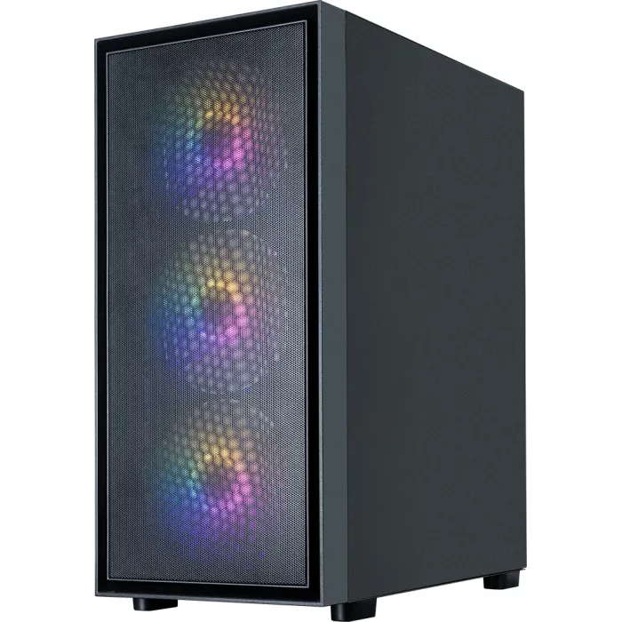 Корпус Zalman S6 черный без БП ATX 7x120mm 2x140mm 1xUSB2.0 1xUSB3.0 audio bott PSU