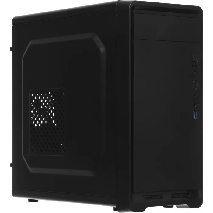 Корпус Accord ACC-811 черный без БП mATX 1x80mm 3x120mm 1xUSB2.0 1xUSB3.0 audio bott PSU