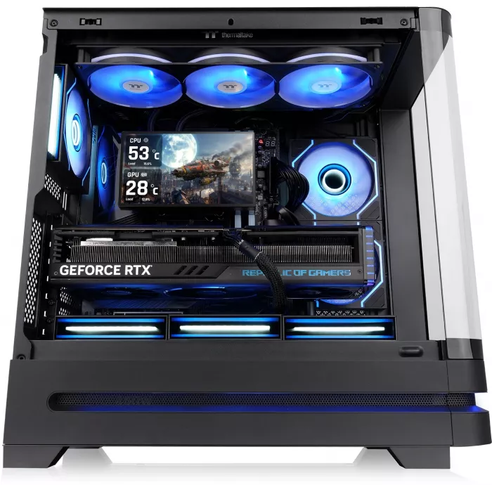 Корпус Thermaltake Arcus 290 TG черный без БП ATX 6x120mm 3x140mm 2xUSB3.0 audio bott PSU