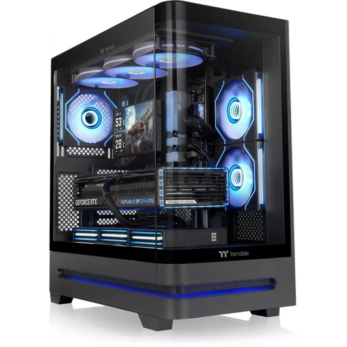 Корпус Thermaltake Arcus 290 TG черный без БП ATX 6x120mm 3x140mm 2xUSB3.0 audio bott PSU