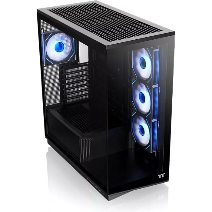 Корпус Thermaltake Stage 450 TG черный без БП ATX 3x120mm 4x140mm 1xUSB3.0 audio bott PSU