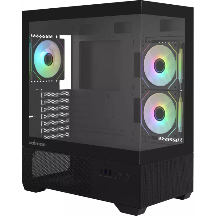 Корпус Zalman Chronix V2 черный без БП ATX 6x120mm 2x140mm 1xUSB2.0 1xUSB3.0 audio bott PSU