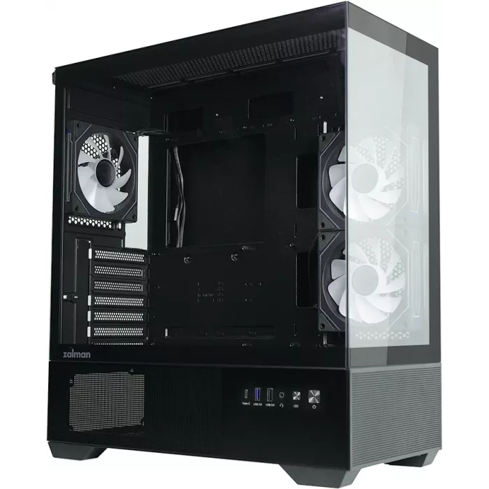 Корпус Zalman Chronix V2 черный без БП ATX 6x120mm 2x140mm 1xUSB2.0 1xUSB3.0 audio bott PSU
