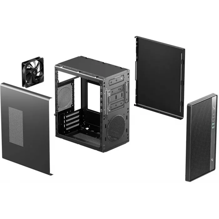 Корпус Deepcool CC310 черный без БП mATX 1x120mm 2xUSB2.0 2xUSB3.0 audio bott PSU
