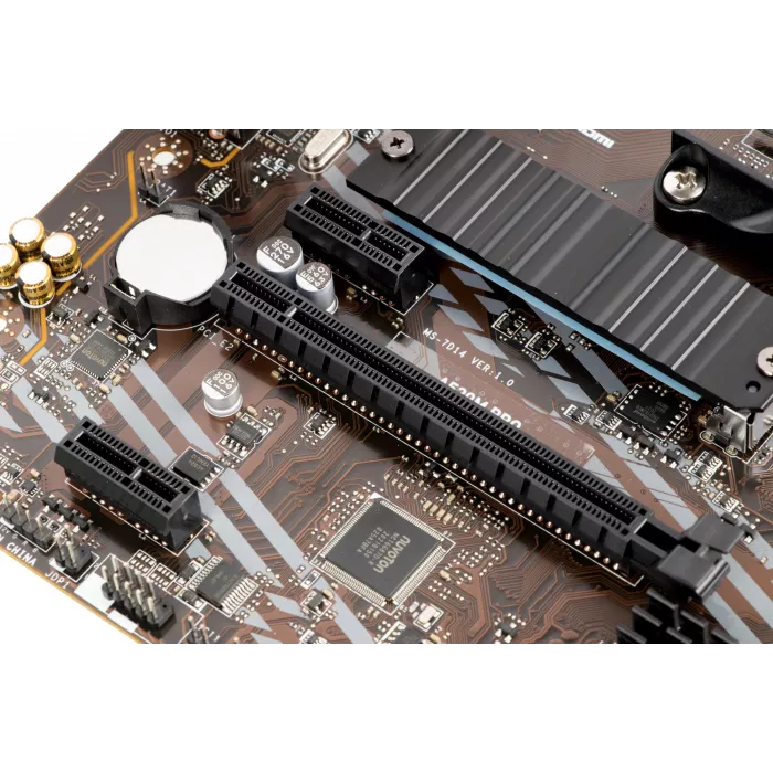 Материнская плата MSI A520M PRO Soc-AM4 AMD A520 2xDDR4 mATX AC`97 8ch(7.1) GbLAN RAID+VGA+HDMI+DP