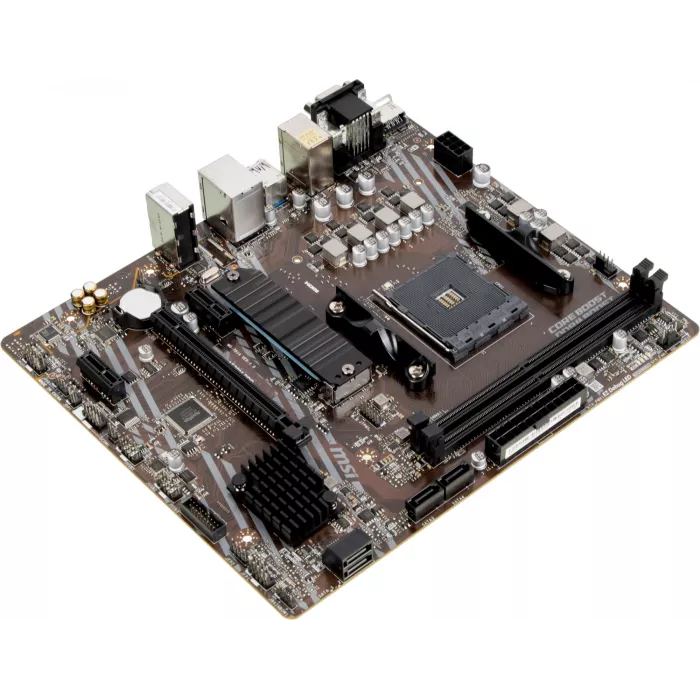 Материнская плата MSI A520M PRO Soc-AM4 AMD A520 2xDDR4 mATX AC`97 8ch(7.1) GbLAN RAID+VGA+HDMI+DP