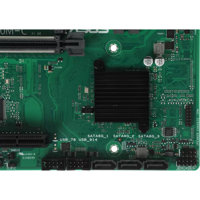 Материнская плата Asus PRO H610M-C-CSM Soc-1700 Intel H610 2xDDR5 mATX AC`97 8ch(7.1) GbLAN+VGA+DVI+HDMI+DP