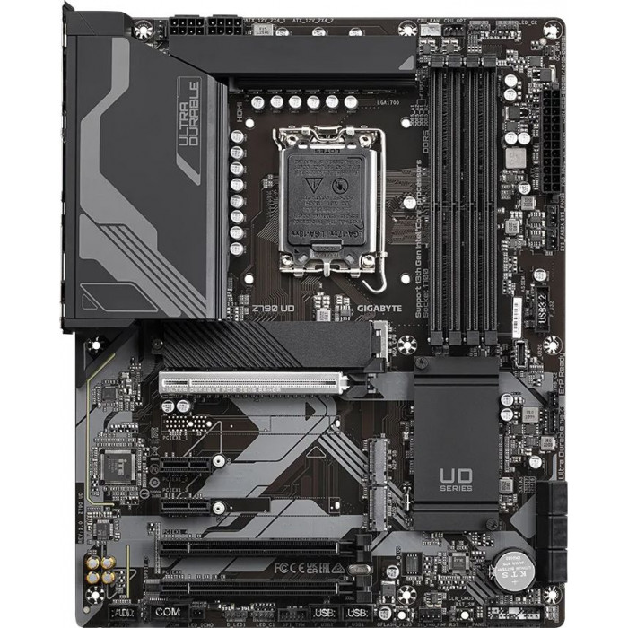 Материнская плата Gigabyte Z790 UD Soc-1700 Intel Z790 4xDDR5 ATX AC`97 8ch(7.1) 2.5Gg RAID+HDMI+DP