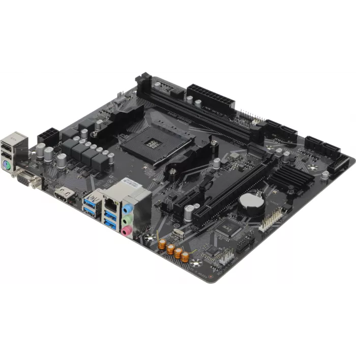 Материнская плата Gigabyte A520M K V2 Soc-AM4 AMD A520 2xDDR4 mATX AC`97 8ch(7.1) GbLAN RAID+VGA+HDMI