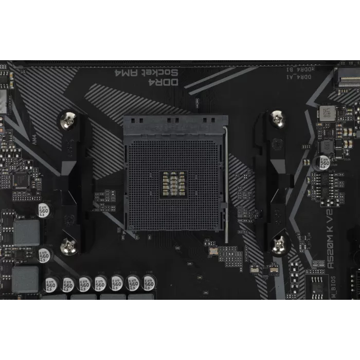 Материнская плата Gigabyte A520M K V2 Soc-AM4 AMD A520 2xDDR4 mATX AC`97 8ch(7.1) GbLAN RAID+VGA+HDMI