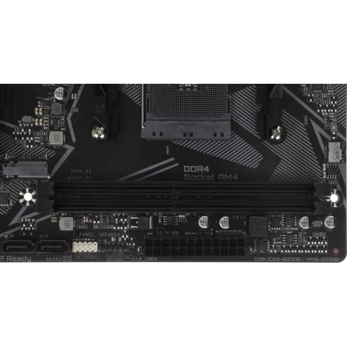 Материнская плата Gigabyte A520M K V2 Soc-AM4 AMD A520 2xDDR4 mATX AC`97 8ch(7.1) GbLAN RAID+VGA+HDMI