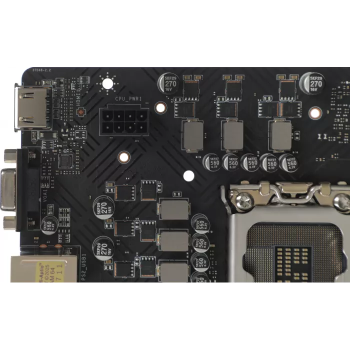 Материнская плата MSI PRO B760M-E DDR4 Soc-1700 Intel B760 2xDDR4 mATX AC`97 8ch(7.1) GbLAN+VGA+HDMI