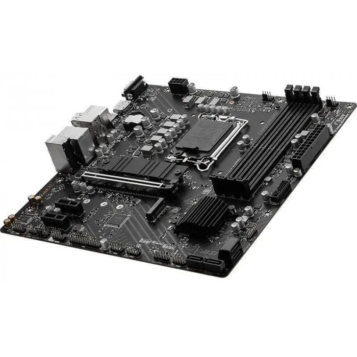 Материнская плата MSI PRO B760M-P DDR4 Soc-1700 Intel B760 4xDDR4 mATX AC`97 8ch(7.1) GbLAN+VGA+HDMI+DP