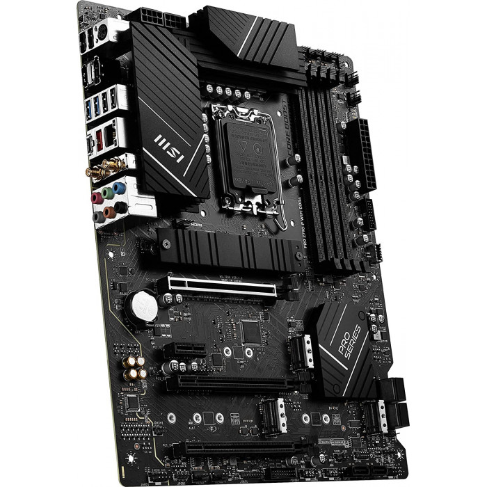 Материнская плата MSI PRO Z790-P WIFI DDR4 Soc-1700 Intel Z790 4xDDR4 ATX AC`97 8ch(7.1) 2.5Gg RAID+HDMI