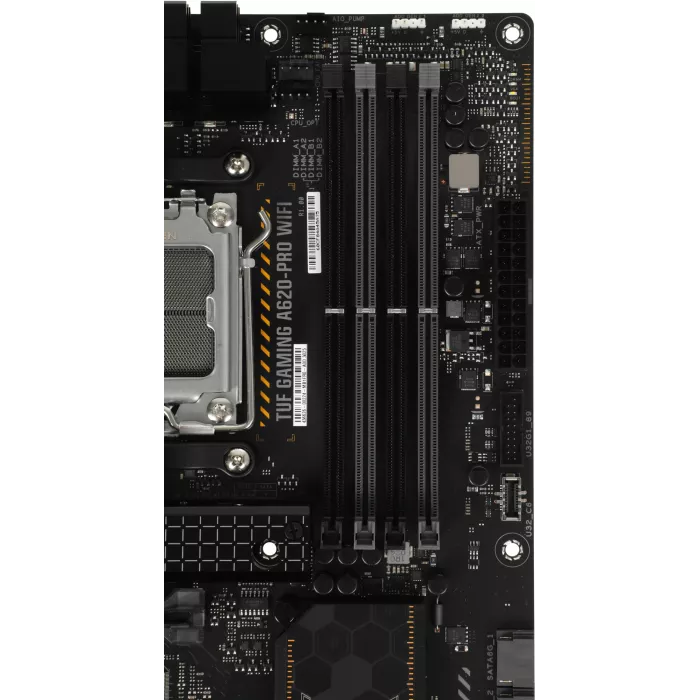 Материнская плата Asus TUF GAMING A620-PRO WIFI Socket AM5 AMD A620 4xDDR5 ATX AC`97 8ch(7.1) 2.5Gg RAID+HDMI+DP