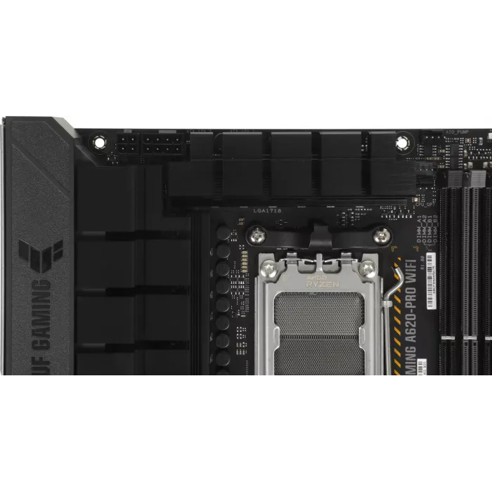 Материнская плата Asus TUF GAMING A620-PRO WIFI Socket AM5 AMD A620 4xDDR5 ATX AC`97 8ch(7.1) 2.5Gg RAID+HDMI+DP