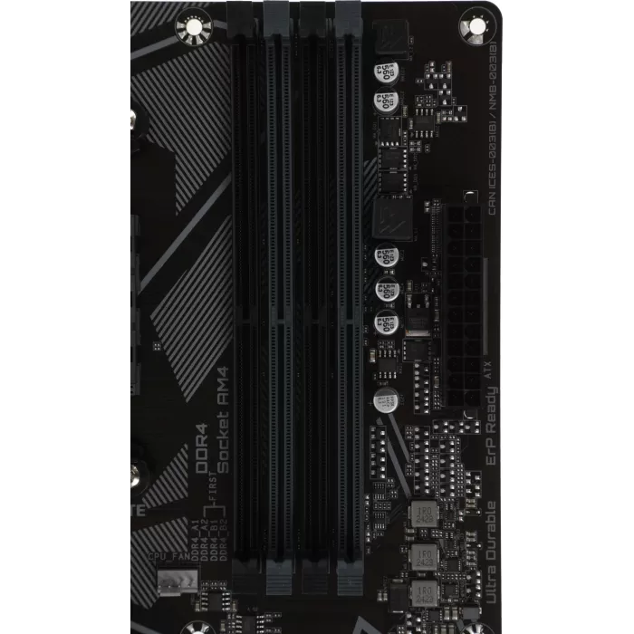 Материнская плата Gigabyte A520M DS3H V2 Soc-AM4 AMD A520 4xDDR4 mATX AC`97 8ch(7.1) GbLAN RAID+HDMI+DP