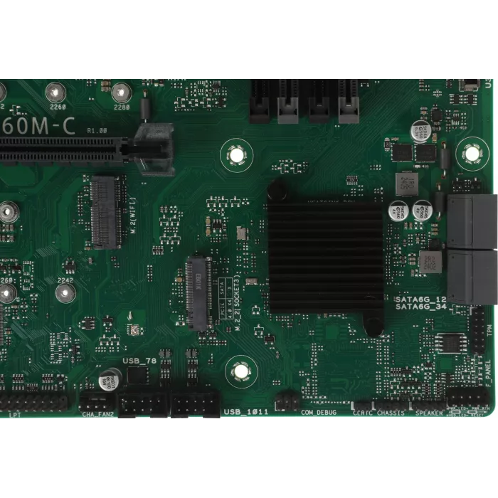 Материнская плата Asus PRO B760M-C-CSM Soc-1700 Intel B760 4xDDR5 mATX AC`97 8ch(7.1) GbLAN RAID+VGA+HDMI+DP
