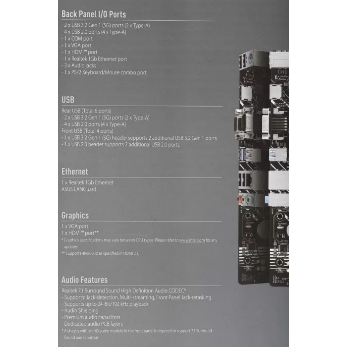 Материнская плата Asus PRIME H610M-D Soc-1700 Intel H610 2xDDR5 mATX AC`97 8ch(7.1) GbLAN+VGA+HDMI