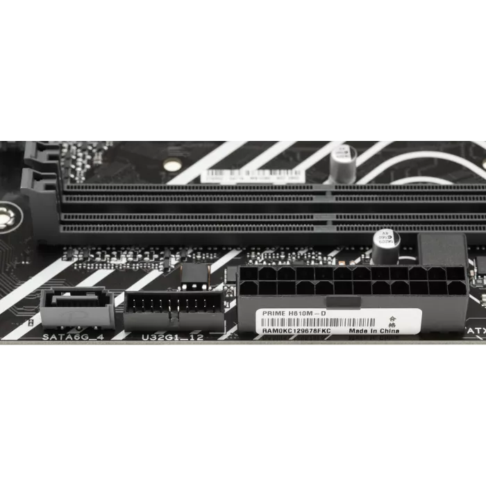 Материнская плата Asus PRIME H610M-D Soc-1700 Intel H610 2xDDR5 mATX AC`97 8ch(7.1) GbLAN+VGA+HDMI