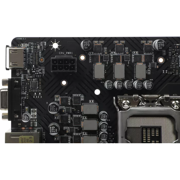 Материнская плата MSI PRO B760M-E Soc-1700 Intel B760 2xDDR5 mATX AC`97 8ch(7.1) GbLAN+VGA+HDMI