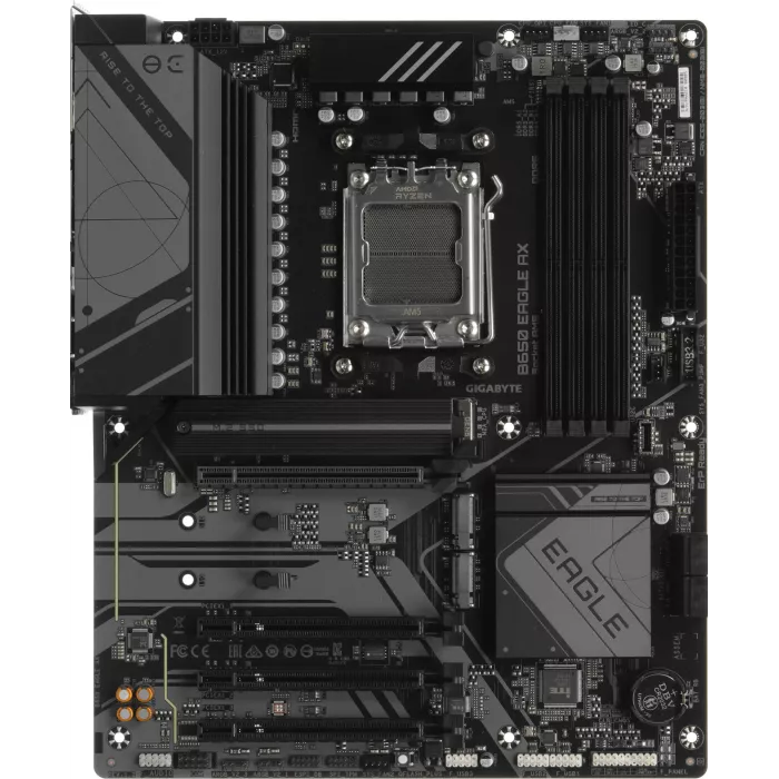 Материнская плата Gigabyte B650 EAGLE AX Socket AM5 AMD B650 4xDDR5 ATX AC`97 8ch(7.1) GbLAN RAID+HDMI+DP