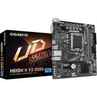 Материнская плата Gigabyte H610M H V3 DDR4 Soc-1700 Intel H610 2xDDR4 mATX AC`97 8ch(7.1) GbLAN+VGA+HDMI