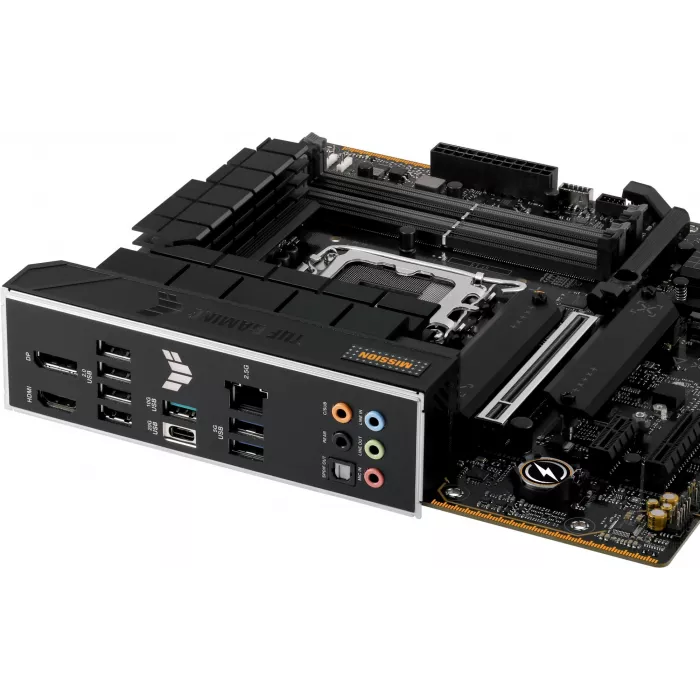 Материнская плата Asus TUF GAMING B760M-PLUS II Soc-1700 Intel B760 4xDDR5 mATX AC`97 8ch(7.1) 2.5Gg RAID+HDMI+DP