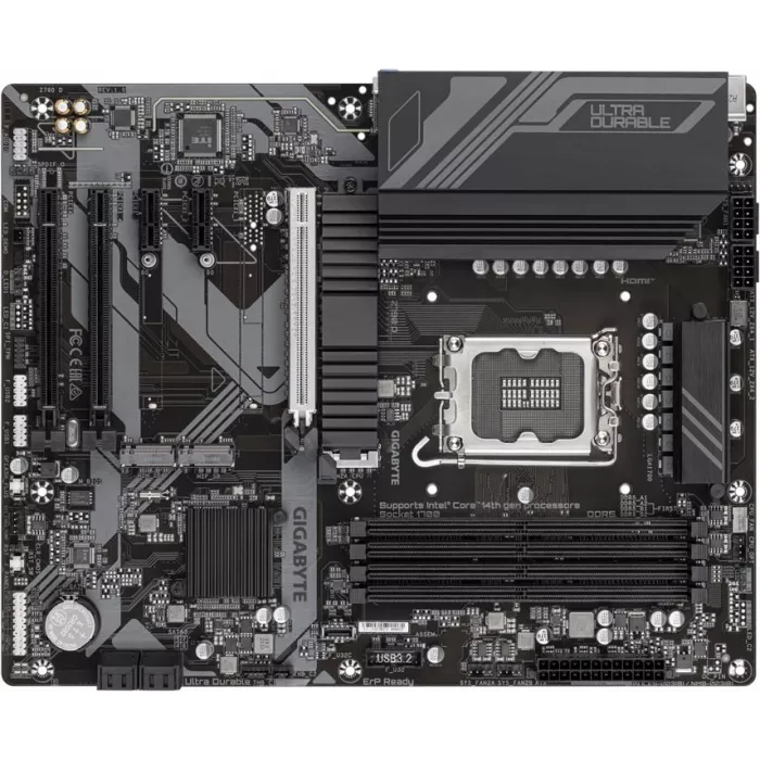 Материнская плата Gigabyte Z790 D Soc-1700 Intel Z790 4xDDR5 ATX AC`97 8ch(7.1) 2.5Gg RAID+HDMI+DP