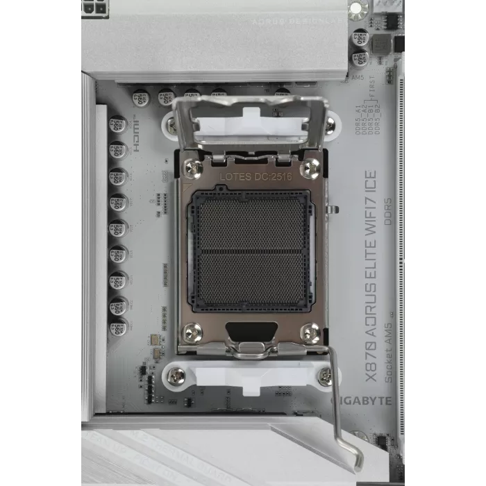Материнская плата Gigabyte X870 AORUS ELITE WIFI7 ICE Socket AM5 AMD X870 4xDDR5 ATX AC`97 8ch(7.1) 2.5Gg RAID+HDMI