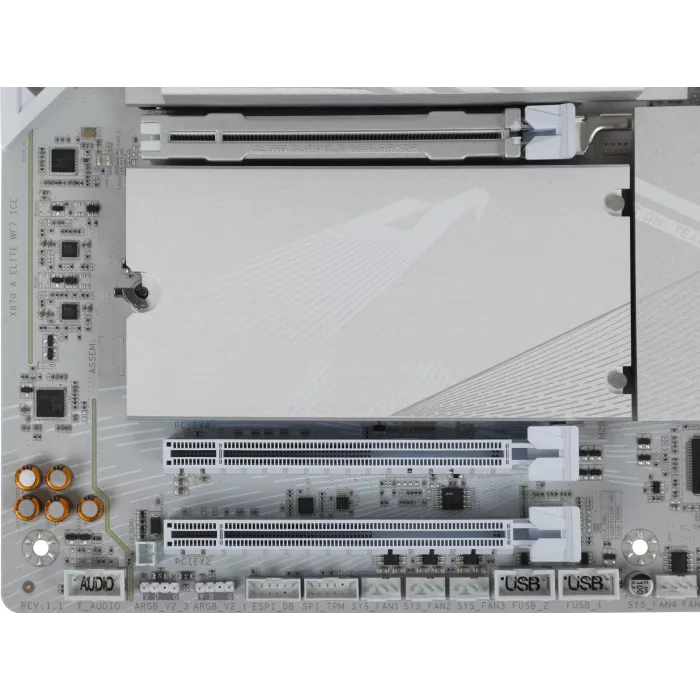 Материнская плата Gigabyte X870 AORUS ELITE WIFI7 ICE Socket AM5 AMD X870 4xDDR5 ATX AC`97 8ch(7.1) 2.5Gg RAID+HDMI