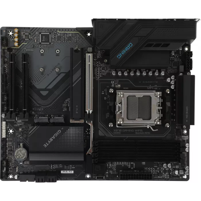 Материнская плата Gigabyte X870 GAMING WIFI6 Socket AM5 AMD X870 4xDDR5 ATX AC`97 8ch(7.1) 2.5Gg RAID+HDMI