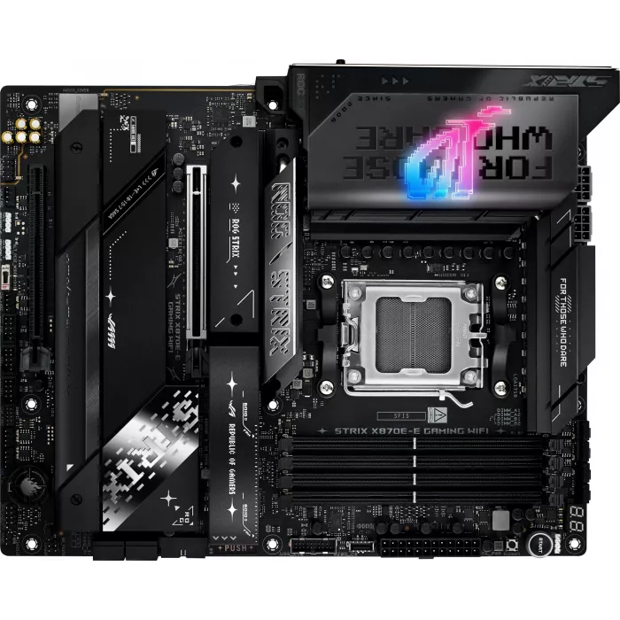 Материнская плата Asus ROG STRIX X870E-E GAMING WIFI Socket AM5 AMD X870E 4xDDR5 ATX AC`97 8ch(7.1) 5Gigabit RAID+HDMI