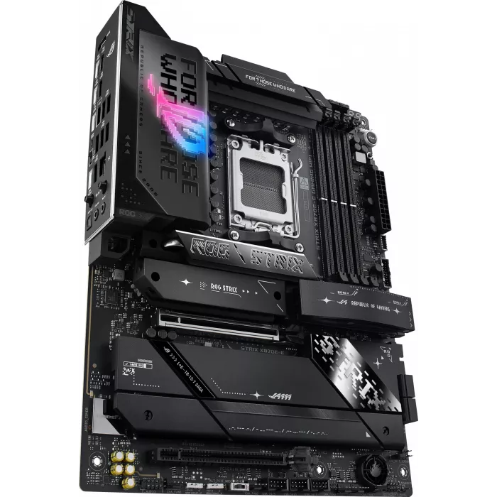 Материнская плата Asus ROG STRIX X870E-E GAMING WIFI Socket AM5 AMD X870E 4xDDR5 ATX AC`97 8ch(7.1) 5Gigabit RAID+HDMI