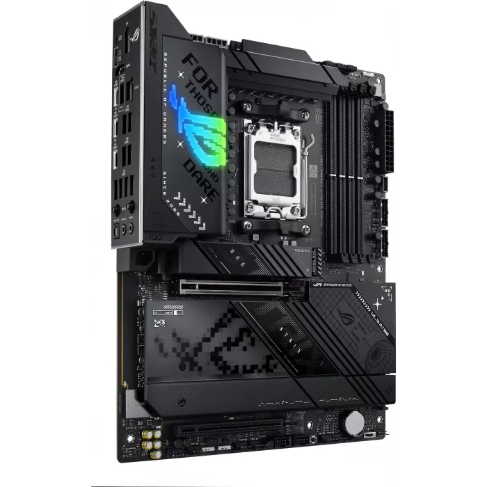 Материнская плата Asus ROG STRIX X870-F GAMING WIFI Socket AM5 AMD X870 4xDDR5 ATX AC`97 8ch(7.1) 2.5Gg RAID+HDMI+DP