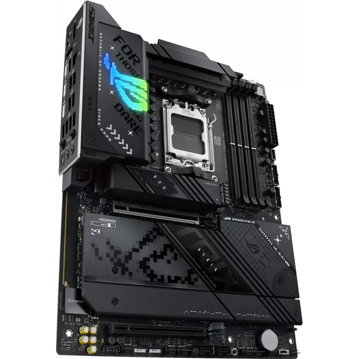 Материнская плата Asus ROG STRIX X870-F GAMING WIFI Socket AM5 AMD X870 4xDDR5 ATX AC`97 8ch(7.1) 2.5Gg RAID+HDMI+DP