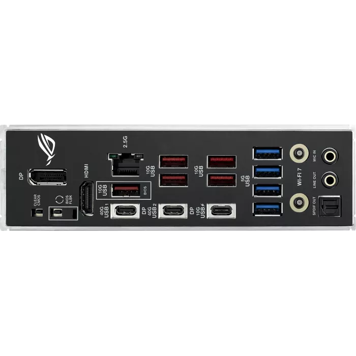 Материнская плата Asus ROG STRIX X870-F GAMING WIFI Socket AM5 AMD X870 4xDDR5 ATX AC`97 8ch(7.1) 2.5Gg RAID+HDMI+DP