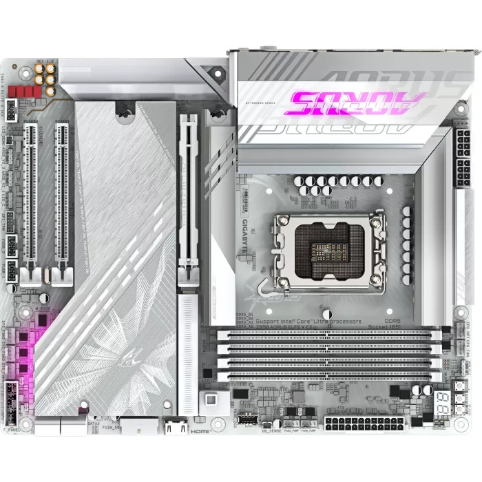 Материнская плата Gigabyte Z890 AORUS ELITE X ICE Soc-1851 Intel Z890 4xDDR5 ATX AC`97 8ch(7.1) 2.5Gg RAID