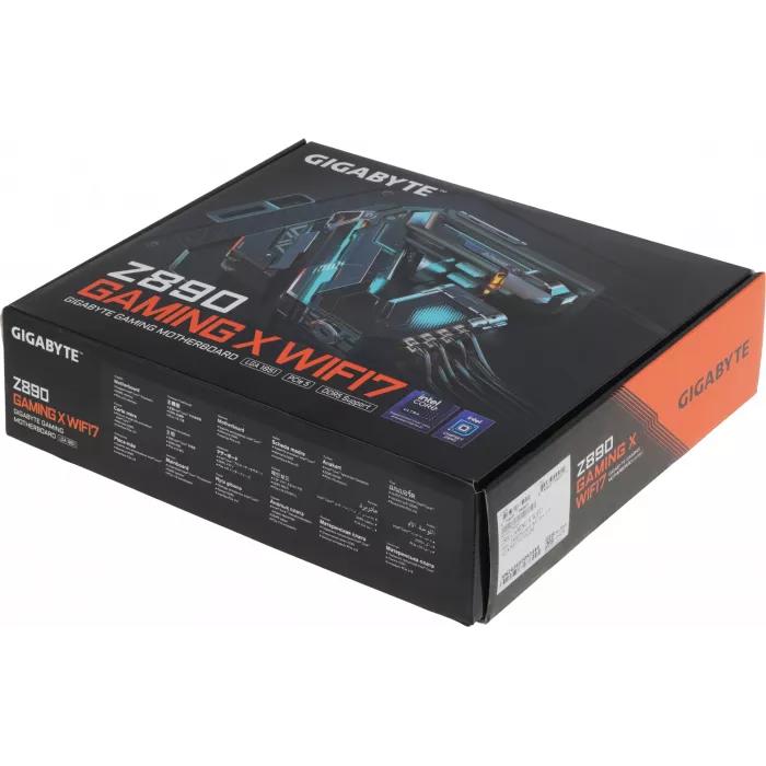 Материнская плата Gigabyte Z890 GAMING X WIFI7 Soc-1851 Intel Z890 4xDDR5 ATX AC`97 8ch(7.1) 2.5Gg RAID+DP