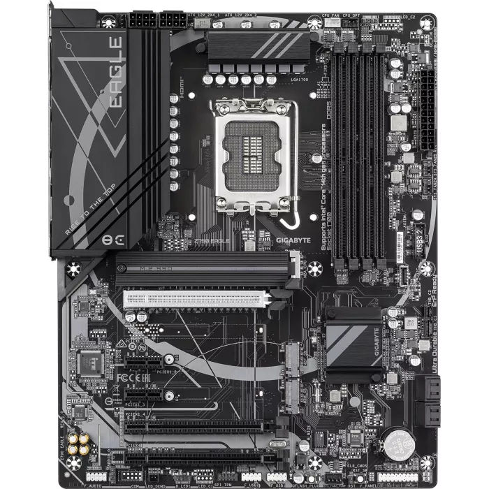 Материнская плата Gigabyte Z790 EAGLE Soc-1700 Intel Z790 4xDDR5 ATX AC`97 8ch(7.1) 2.5Gg RAID+HDMI+DP