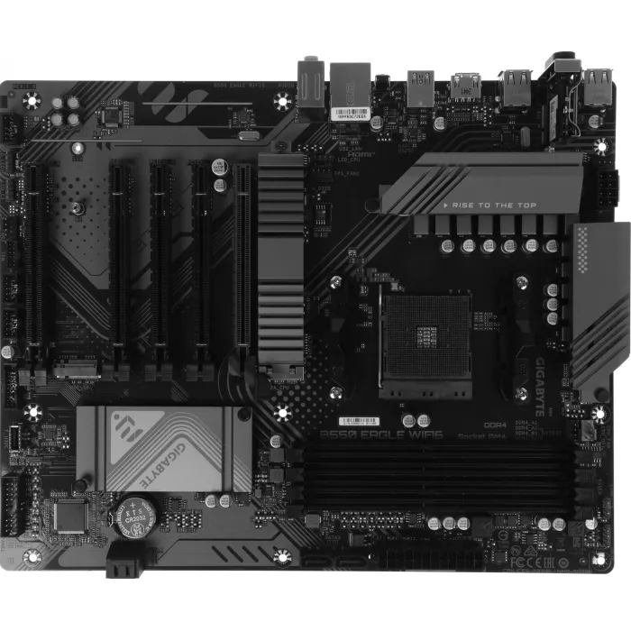 Материнская плата Gigabyte B550 EAGLE WIFI6 Soc-AM4 AMD B550 4xDDR4 ATX AC`97 8ch(7.1) GbLAN RAID+HDMI