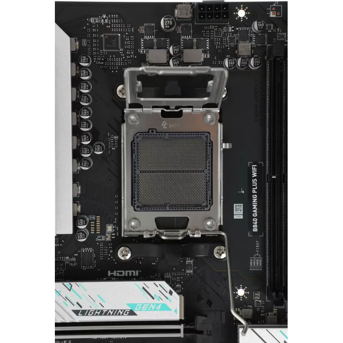 Материнская плата MSI B840 GAMING PLUS WIFI  Socket AM5 AMD B840 4xDDR5 ATX AC`97 8ch(7.1) 2.5Gg RAID+HDMI