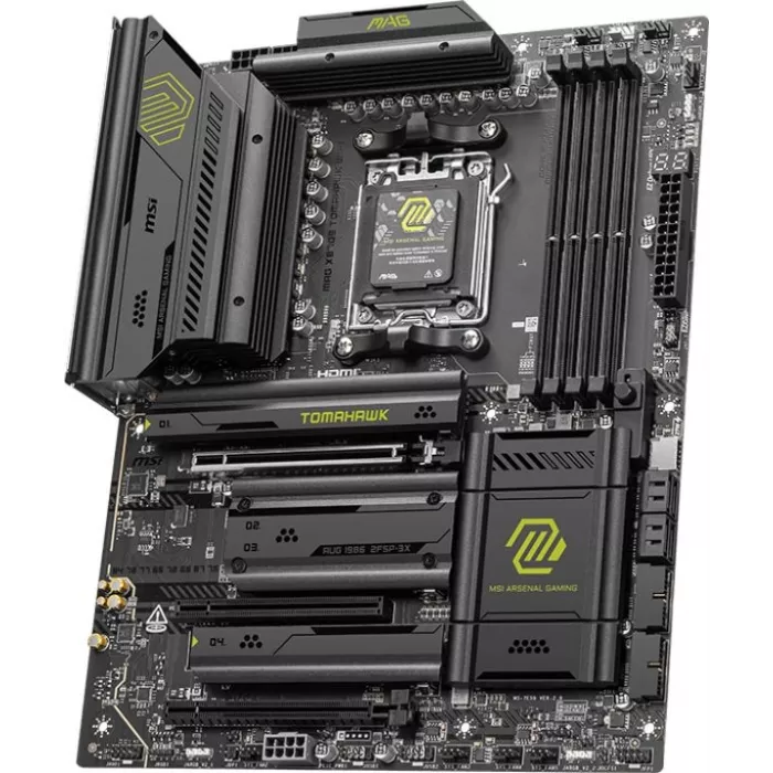 Материнская плата MSI MAG X870E TOMAHAWK WIFI Socket AM5 AMD X870E 4xDDR5 ATX AC`97 8ch(7.1) 5Gigabit RAID+HDMI