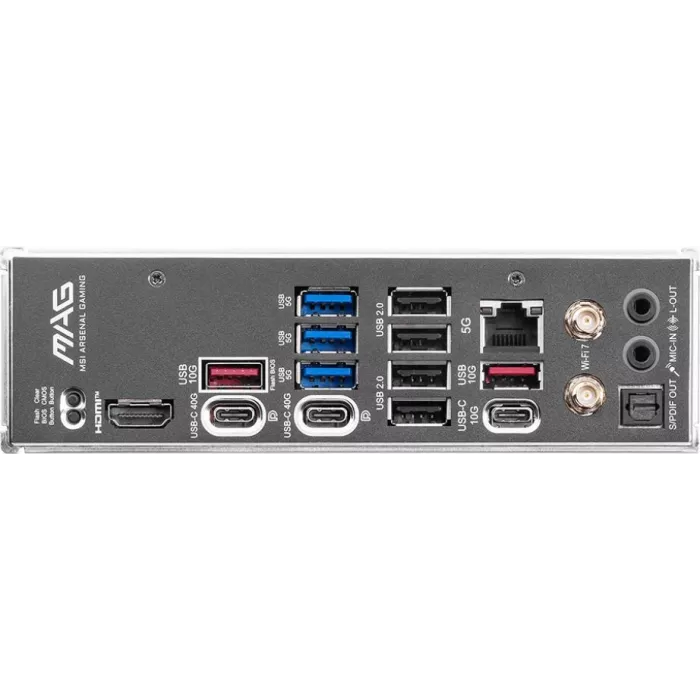 Материнская плата MSI MAG X870E TOMAHAWK WIFI Socket AM5 AMD X870E 4xDDR5 ATX AC`97 8ch(7.1) 5Gigabit RAID+HDMI